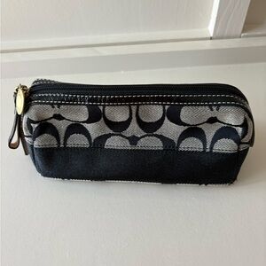 Coach sunglasses case - Black and Gray Zip Pouch